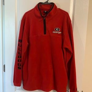 UGA fleece pull over-large